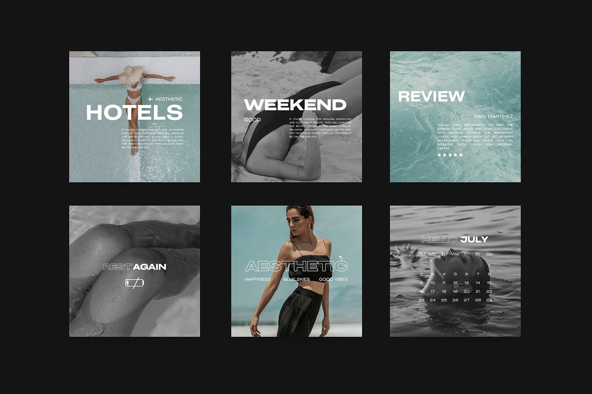 500 Instagram Aesthetic Bundle III, a Social Media Template by Instprofi | Studio Estimo (Photo 25 of 45)