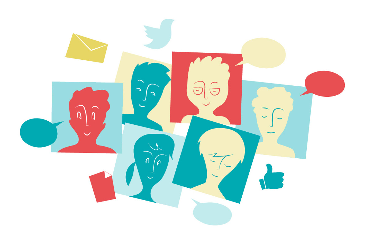 Social Network Collection, a Person Illustration by Hurcastock! (Photo 4 of 6)