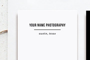 Modern Photographer Business Cards, a Business Card Template by roselindoco (Thumbnail 2 of 3)