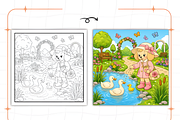 Cozy Introvert Girl Coloring Book, a Person Illustration by Design Station (Thumbnail 4 of 7)