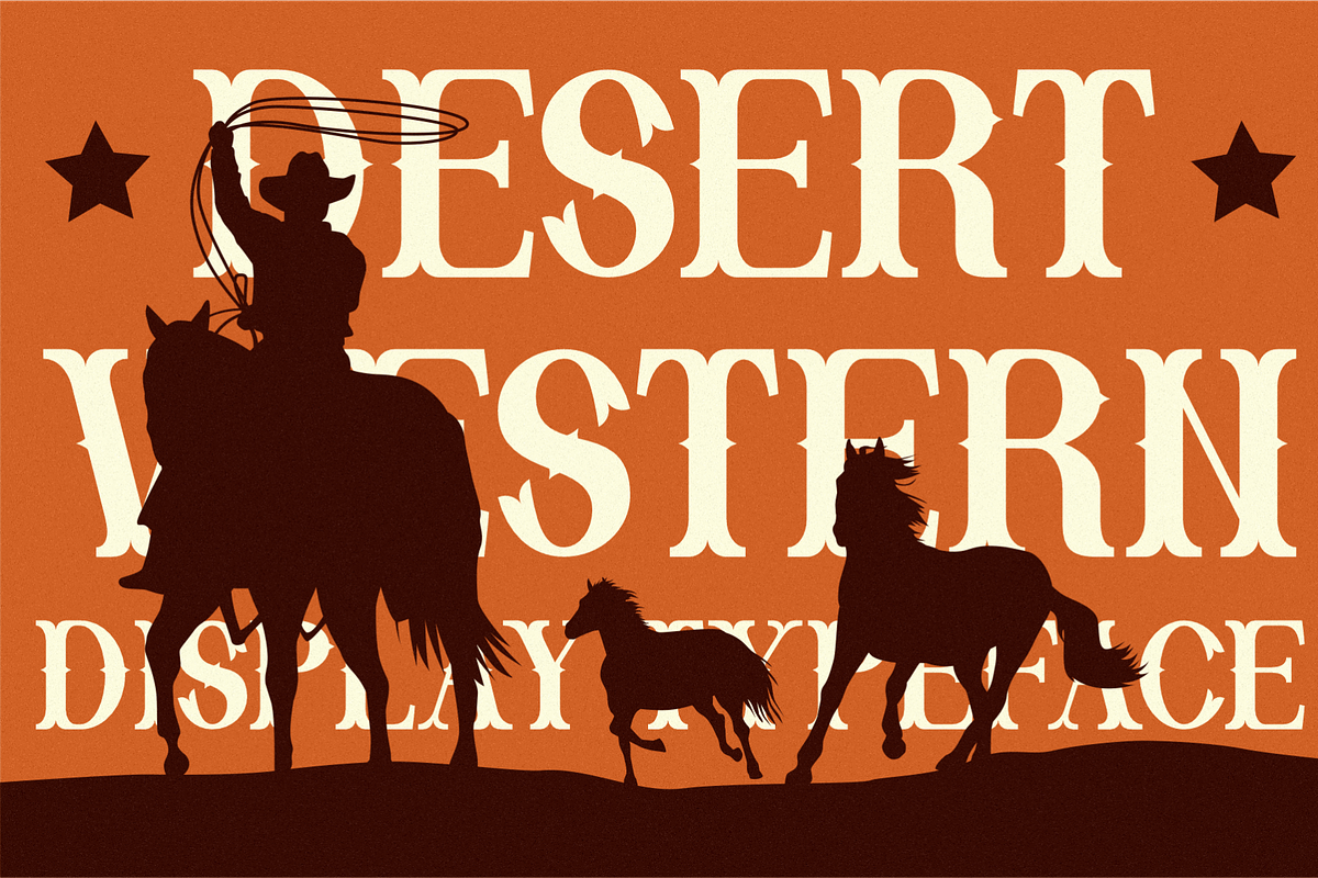 Desert Western - Western Display Fon, a Serif Font by MaikoHatta (Photo 6 of 7)