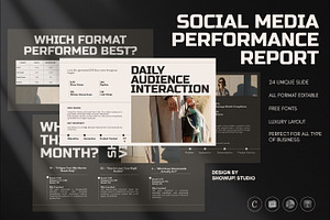 Social Media Performance Bundle, a Presentation Template by ShowUp! Studio