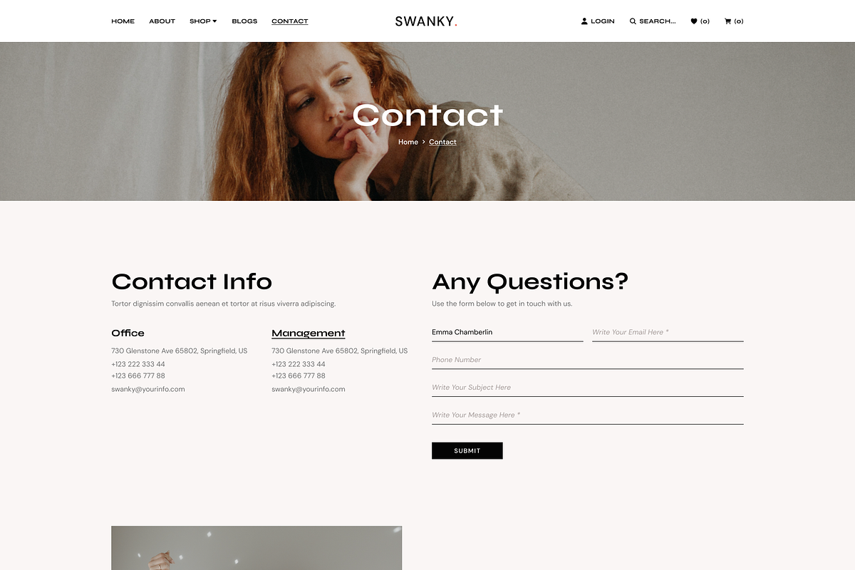 Swanky Fashion Store Figma Template, a Websites & App Template by TemplatesJungle (Photo 20 of 23)