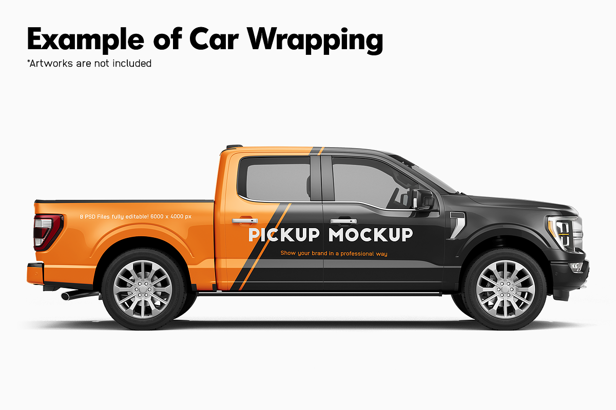Pickup Truck Mockup 10, a Product Mockup by Mockupix (Photo 5 of 12)