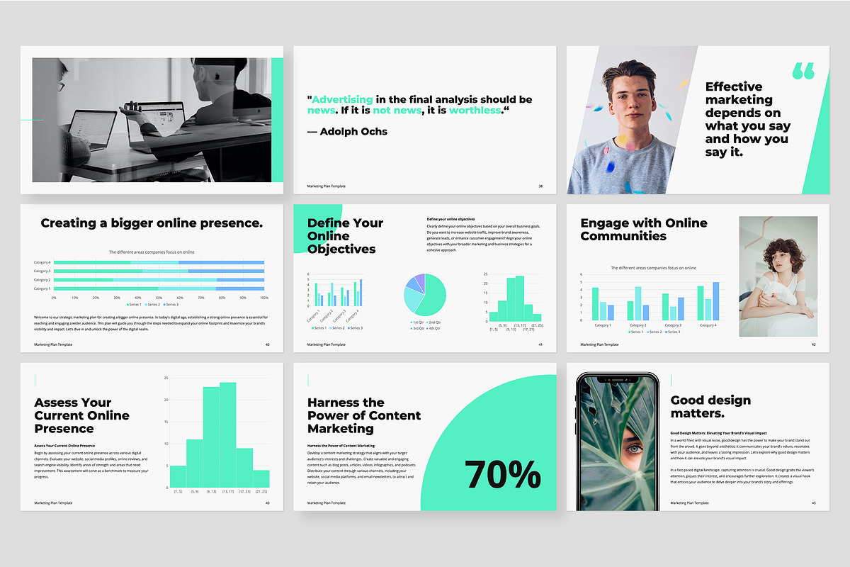 Marketing Plan PowerPoint Template, a Presentation Template by Gaize (Photo 9 of 17)
