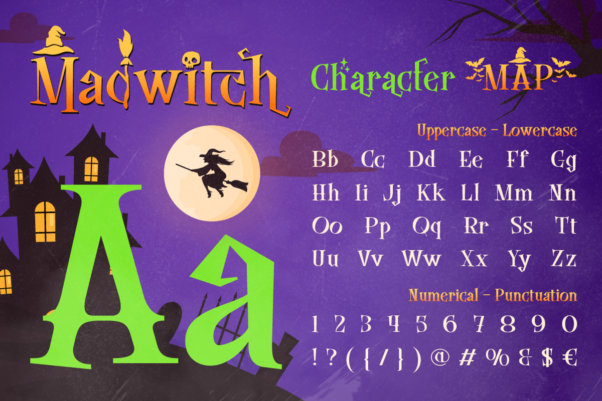 Madwitch - Halloween Font, a Serif Font by Artisan Themes (Photo 2 of 11)