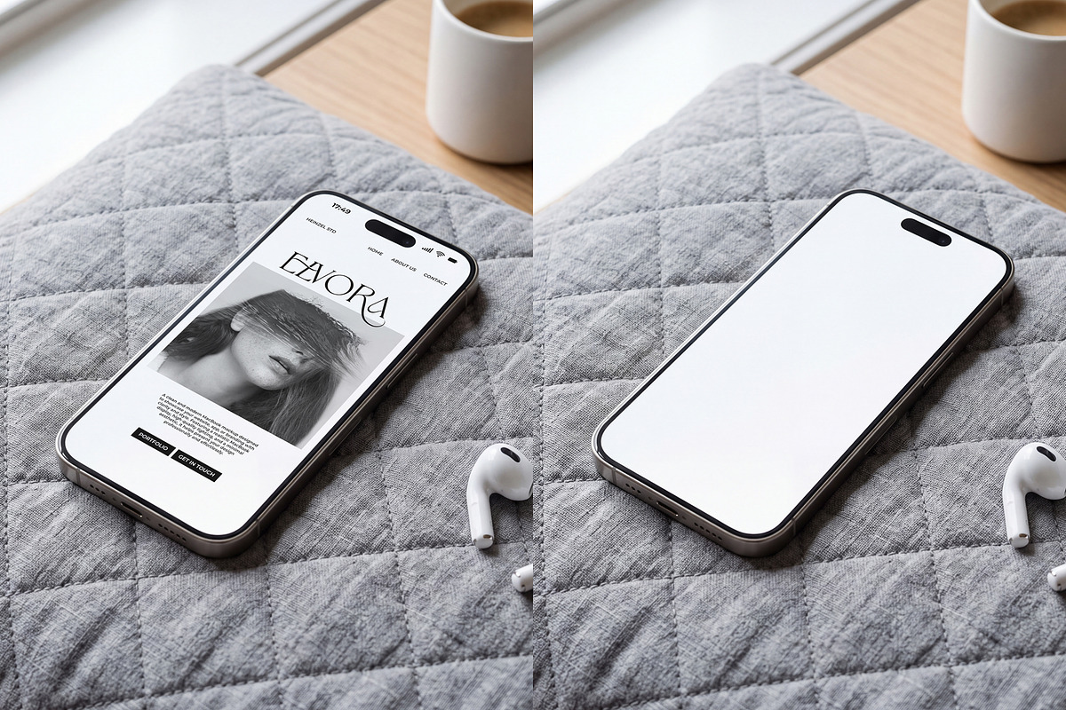 Elvora - iPhone Device Mockup, an iPhone Mockup by Heinzel Std Mockup (Photo 5 of 5)