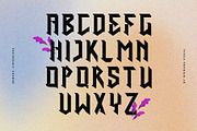 Rebars - Vintage Blackletter Font, a Blackletter Font by Nirmana Visual (Thumbnail 6 of 9)