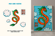 Cartoon Dragons, an Illustration by Bizarre Factory (Thumbnail 12 of 13)