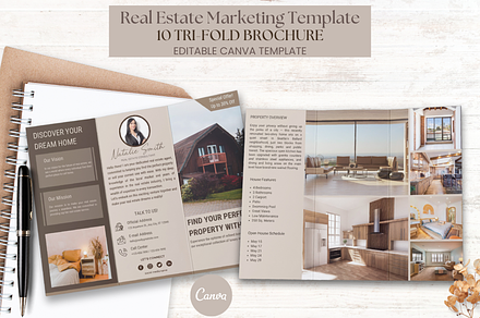 Marketing Template Tri-fold Brochure