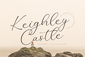 Keighley Castle - Modern Calligraphy