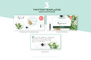 White Blossom Social Template Pack, a Social Media Template by Andimaginary Creative Co. (Thumbnail 7 of 9)