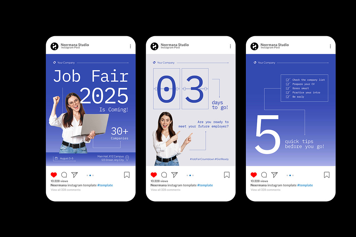Job Fair Instagram Post preview 2