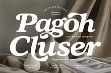 Pagoh Cluser Elegant Italic Serif