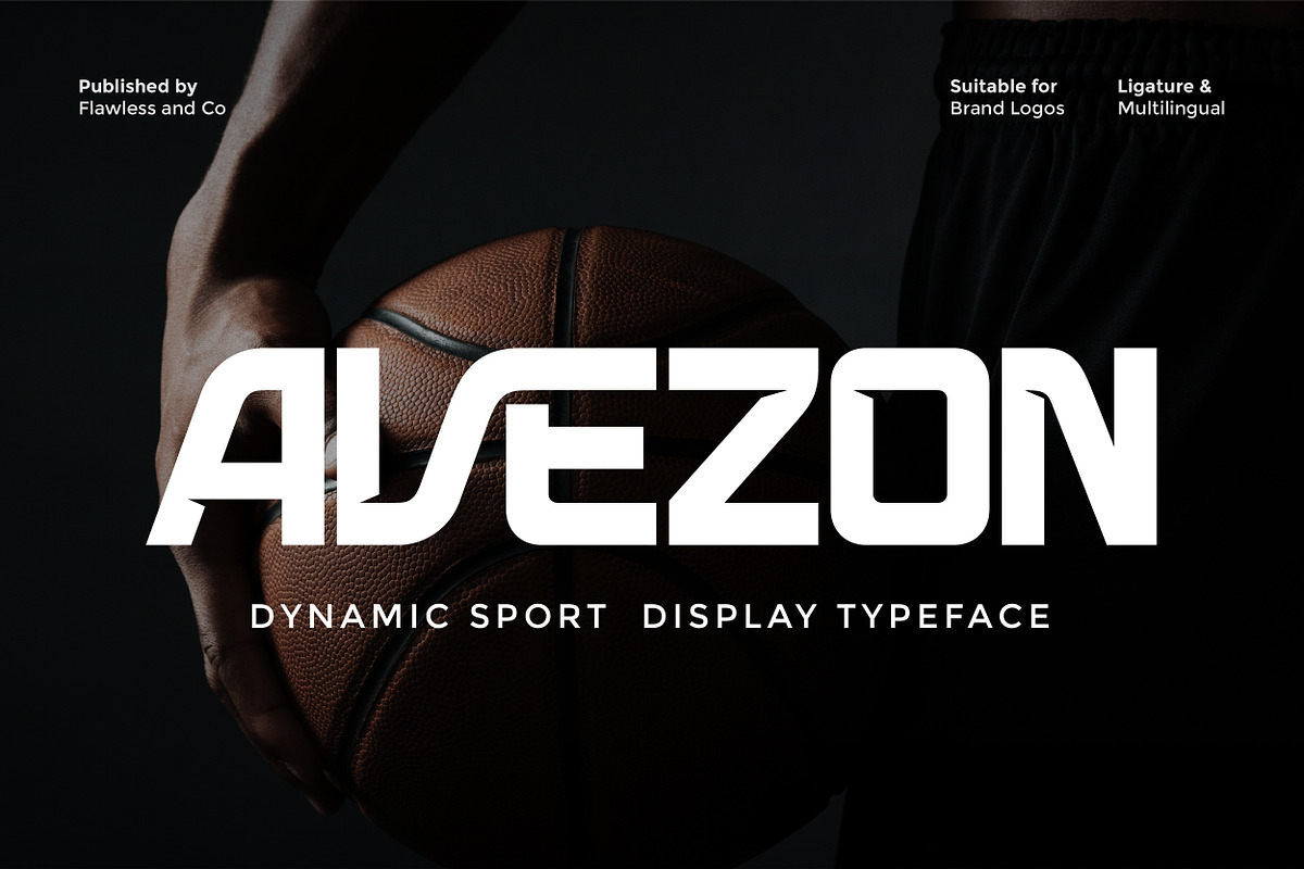 Avezon - Sport Display Font, a Font by Flawless And Co (Photo 1 of 10)