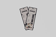 TICKET MOCKUP, a Branding & Logo Template by kebunmockup (Thumbnail 5 of 5)