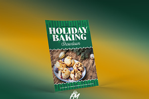 Christmas Baking Showdown PSD Flyer