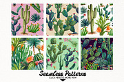 Watercolor Cactuses, an Illustration by Graphobia (Thumbnail 6 of 9)