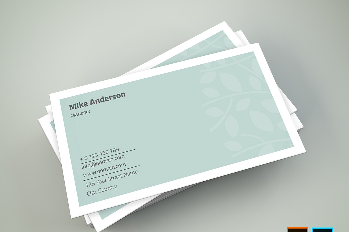 Minimal Business Card, a Business Card Template by designSultan (Photo 1 of 2)