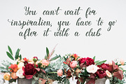 Rosita script - stylish brush font, a Script Font by Astarte_design (Thumbnail 9 of 12)