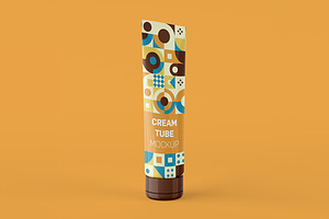 Moisturizer Tube Mockup, a Packaging Mockup by Qaleb Studio