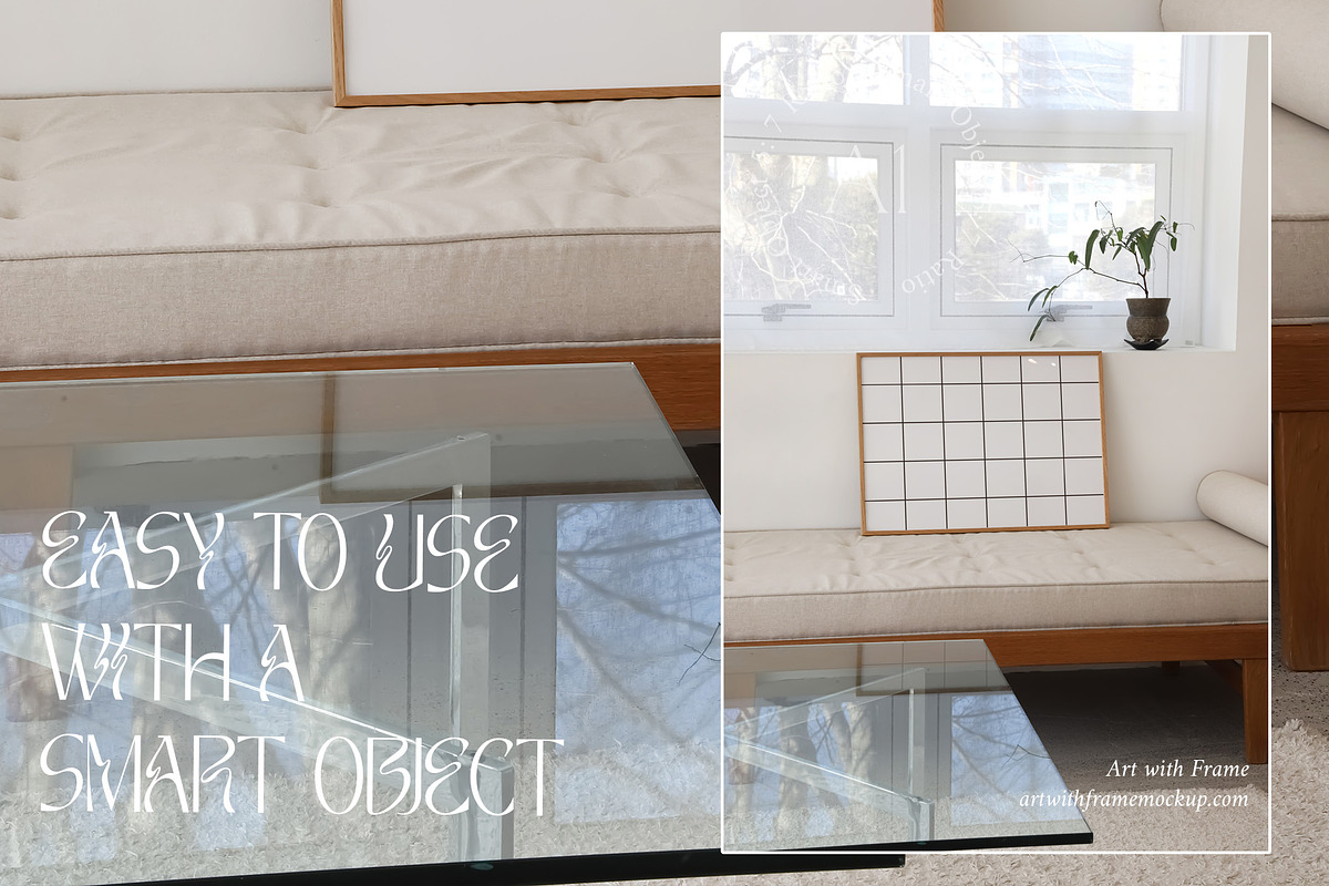 51 Frame Mockups - Vintage Furniture, a Product Mockup by ArtwithFrame (Photo 23 of 50)