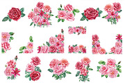 Garden Flowers hand drawn watercolor, a Decorative Illustration by Hanna Hryharenka (Thumbnail 9 of 16)