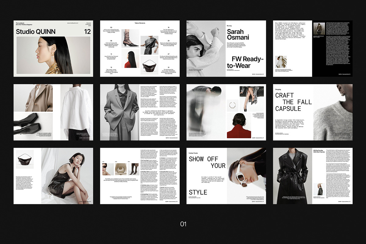 QUINN / Landscape Portfolio Template, a Brochure Template by Studio Dara (Photo 18 of 20)