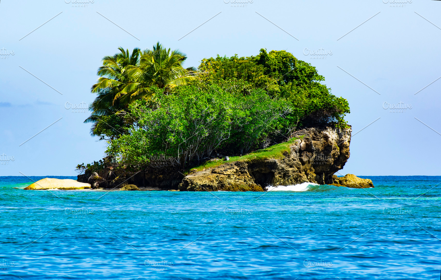 Uninhabited Island, Samana Bay, a Nature Photo by zhekos