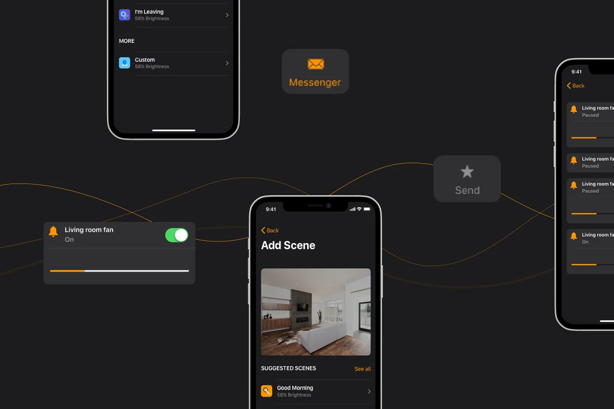 GLORIES Smart Home iOS 14 App Design, an App Template by Capi Product (Photo 5 of 6)