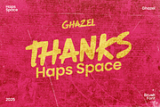 Ghazel Urban Brush Font, a Script Font by Haps Space (Thumbnail 11 of 12)