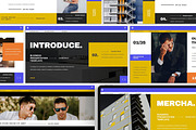 Mercha Google Slide Template, a Presentation Template by slidenotion (Thumbnail 1 of 7)