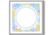Winter Vector Round Pattern With, a Decorative Illustration by FineArtStudio (Thumbnail 3 of 3)
