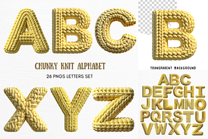 Cozy yarn font crochet knitted