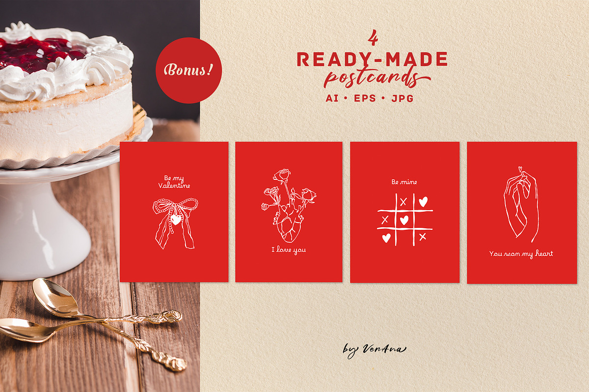 Vintage Wedding & Valentines Day Set, an Object Graphic by VerAna (Photo 10 of 16)