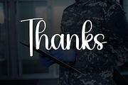 Armyblue | Script Font, a Handwritten Font by Scratchones (Thumbnail 9 of 9)