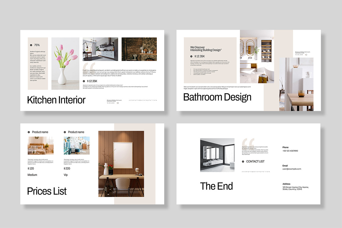 Interior Design Presentation, a Presentation Template by MightyDesign (Photo 5 of 8)