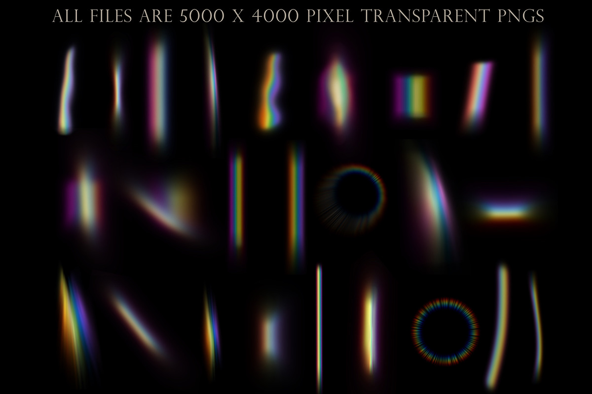 Rainbow light leak overlays, a Layer Style Add-On by Paper Farms (Photo 4 of 5)