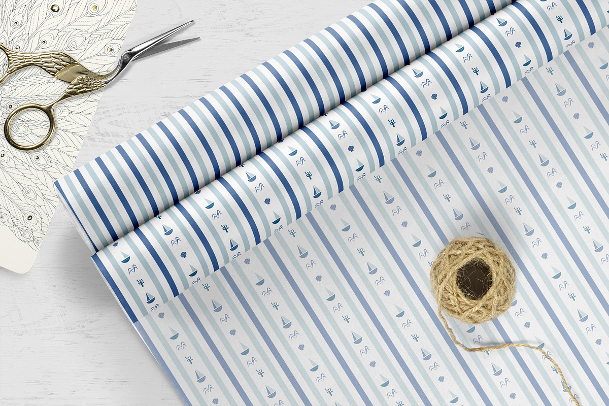Scandinavian Kids Seamless Patterns, a Pattern Graphic by Oksana Dovhopol Art (Photo 2 of 15)