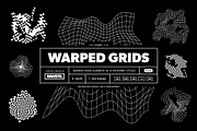 WARPED GRIDS vol.1 - Grid designs, an Object Graphic by RAWSTR (Thumbnail 1 of 17)