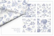 Spooky Toile Halloween Patterns PNG, a Pattern Graphic by Ette Design (Thumbnail 2 of 8)