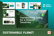 Sustainable Planet PowerPoint, a Presentation Template by Antstheme (Thumbnail 1 of 4)