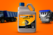 Bottle Motor Oil Mockup, a Mockup by rogeriomarcos (Thumbnail 4 of 7)