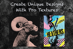 Halftone And Textures Brushes