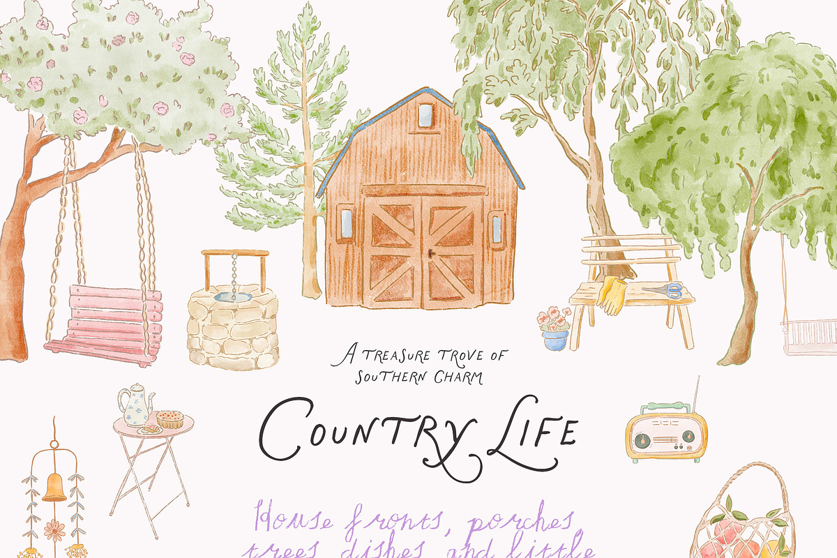 Tennessee Honey – Southern Clipart, a Decorative Illustration by Muse Artist (Photo 14 of 20)