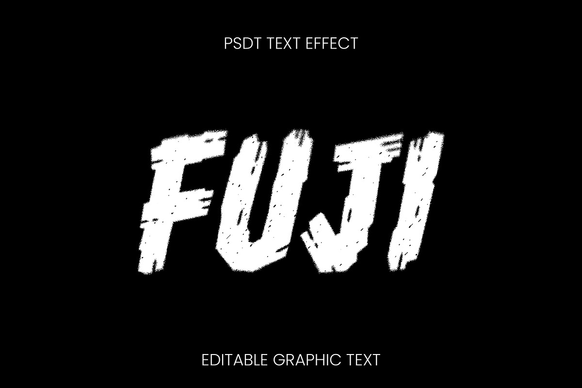 Rough Brush Text Effect