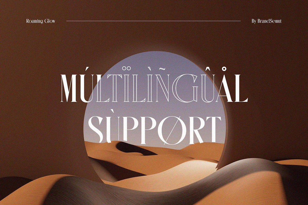 Roaming Glow – Elegant Modern Serif, a Serif Font by BrandSemut (Photo 10 of 10)