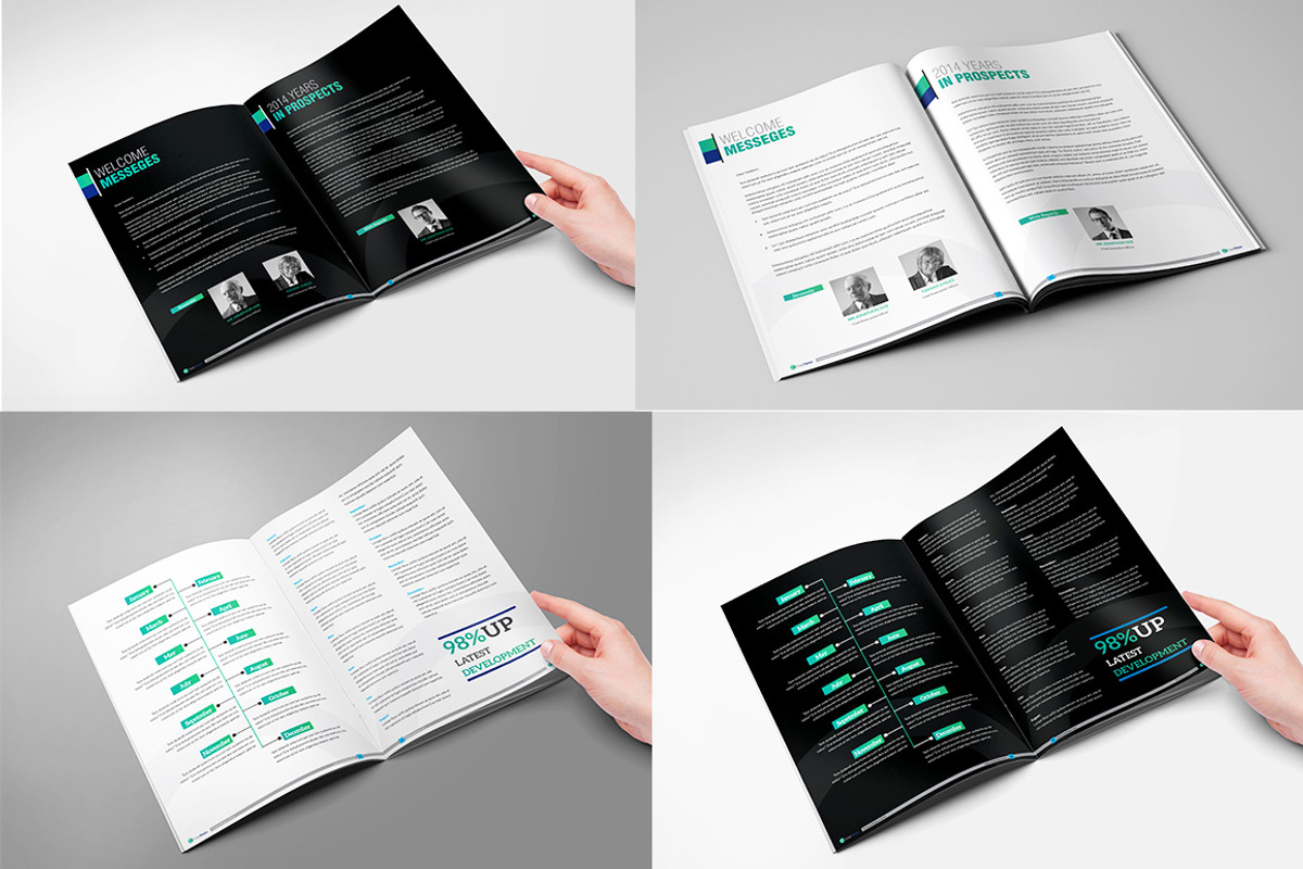 Clean Corporate Annual Report_V5, a Brochure Template by Layout Design (Photo 3 of 6)