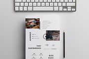 Media Kit Template | 2 Pages, a Resume Template by Blogger Kit Co. (Thumbnail 3 of 4)