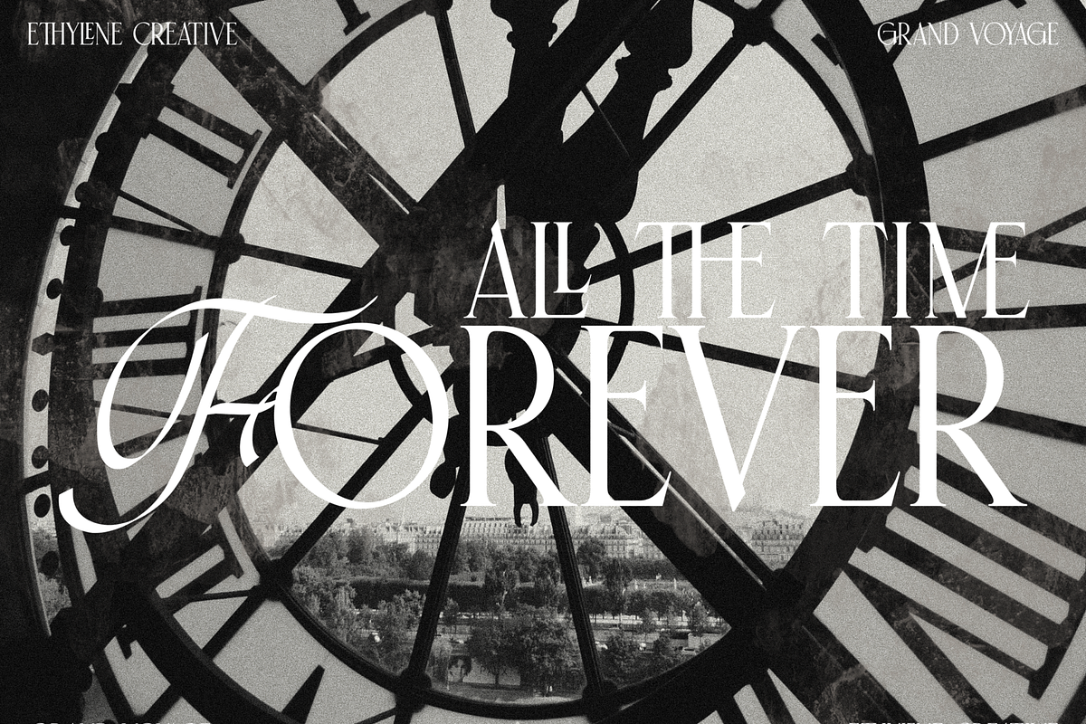 Grand Voyage, a Font by ethylene.creative (Photo 10 of 13)